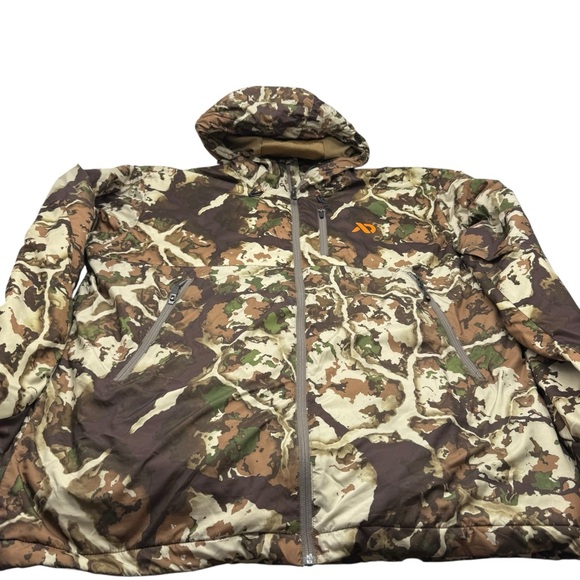 First Lite Uncompahgre Jacket Mens 2XL Ultralight Puffer Hunting Camouflage Hood - Picture 1 of 16